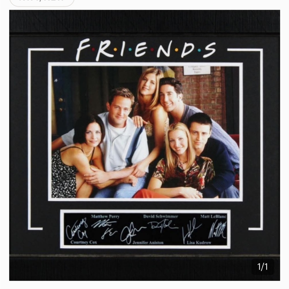 FRIENDS Cast Framed Photo Collage - Black Frame